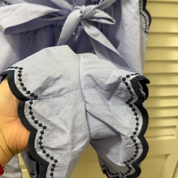 KATE SPADE Daisy Embroidered One Shoulder Romper - Picture 8 of 13